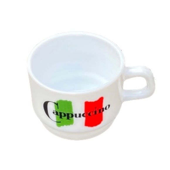 Vintage Milk Glass Cappuccino Cups, Arcopal France by Maxwell House, Set… - Picture 2 of 6